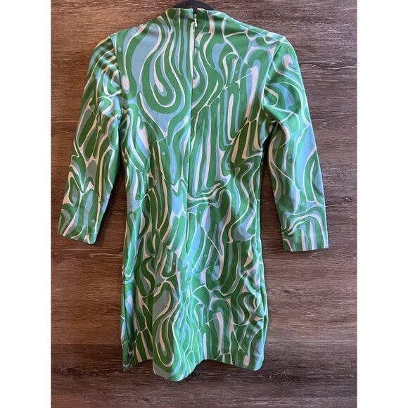 Lilly Pulitzer green Charlena Resort Finders Keepers Shift Dress Sz XXS Nautical - Picture 10 of 12